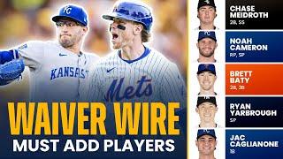 Fantasy Baseball Waiver Wire Pickups to Target | Must-Have Players to Add to Your Roster
