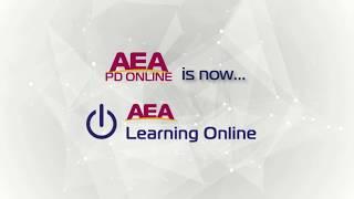 AEA PD ONLINE is now AEA LEARNING ONLINE