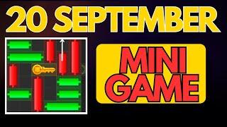 20 SEPTEMBER Hamster Kombat MINI GAME Solved