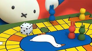 Miffy Plays Board Games! | Miffy | Sweet Little Bunny | Cartoons For Kids