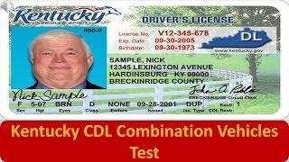 Kentucky CDL Combination Vehicles Test