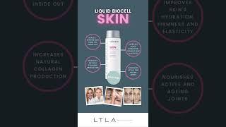 Liquid Biocell collagen has 90% bioavailability (absorption) compared to 30% powdered collagen 