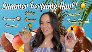 Summer Perfume Haul | Coconut, Beachy and Tropical Fruity Fragrances