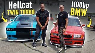 Big Turbo BMW M3 From 1320 Video vs Hellcat With Twin Turbos | DiabloSport