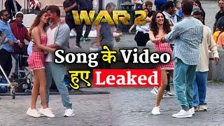 War 2 Song Shooting Video Leaked Hrithik Roshan Romance With Kiara Advani In Italy Street