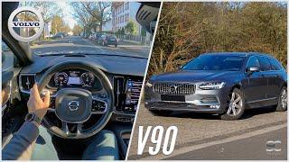 2020 Volvo V90 [D4 AWD | 190 HP] - POV City Test Drive | Sound