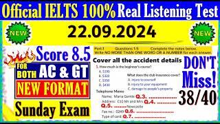 IELTS LISTENING PRACTICE TEST 2024 WITH ANSWERS | 22.09.2024