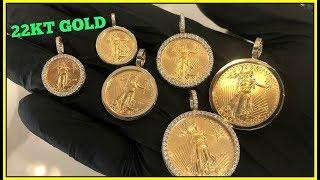 22kt GOLD Coin PENDANTS!!!