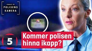 Är detta Sveriges snabbaste biljakt?! | Fångat på polisens kamera | Kanal 5 Sverige