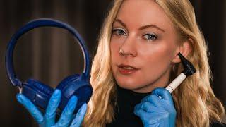 ASMR Ear Cleaning & Headphone Hearing Test  Whisper, Beep Test, Ear to Ear, Layered Sounds