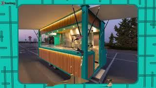 Food trailer canteen ( Street delight ) Box 5,20m  #kantines #streertfood