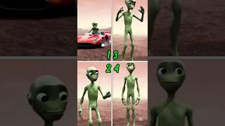 Green Alien Dance El Chombo - Dame Tu Cosita feat - Yeşil Uzaylı Dansı #dametucosita #shorts #cover