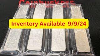 Inventory Available 9/9/24