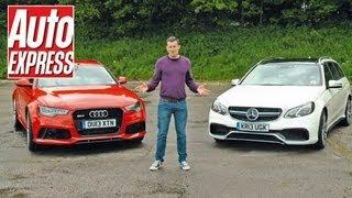 Audi RS6 vs Mercedes E63 AMG review - AutoExpress