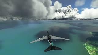 MSFS Fly and Landing at Tahiti Faa'a Internationa Airport