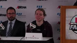 Postgame Press Conference: Gopher Women's Hockey Advances to WCHA Final Faceoff Championship