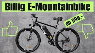 Billig E-Mountainbike für nur 599,-€. Meine Erfahrungen mit dem Hitway BK 15 .!