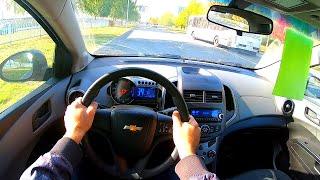 2014 Chevrolet Aveo 1.6L AT (115HP) POV TEST DRIVE