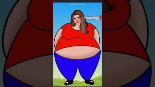 Rakhi Sawanth Moti hogayi ! #rakhisawant #shorts #animation