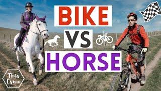 Bike VS Horse! Equilab Challenge AD | This Esme