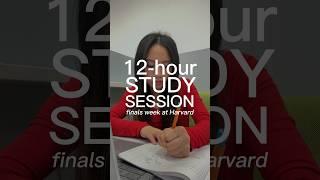 Harvard Finals Week | STUDY WITH ME FOR 12 HOURS