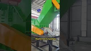 Hammer Crusher Crushes All Scrap Metal For Recycling
