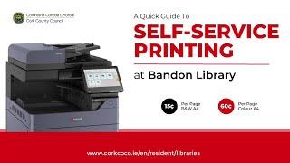 Bandon Library Self-Service Printing Guide Video