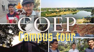 COEP campus tour |  my first vlog️ #Coep #CoepPune