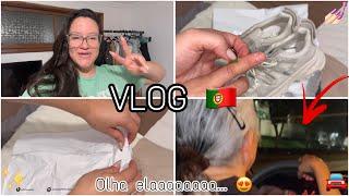 MINHA MÃE DIRIGINDO EM PORTUGAL, FIZ UMA COMPRA NA VINTED, MINHA UNHA NOVA! VLOG 