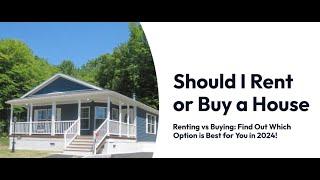 Should You Rent or Buy a House?  | UMH Properties Inc.