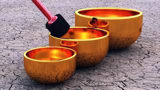 3 Hours Long Relax Sound Tibetan Singing Bowl Meditation Chakra Healing  Third Eye | Brow Chakra