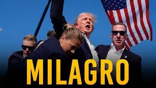 DONALD TRUMP vivo de milagro.