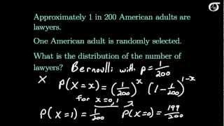 Introduction to the Bernoulli Distribution