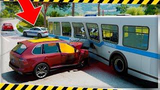 Accidente Intenționate cu un Porsche Cayenne Turbo S pe BeamNG.Drive