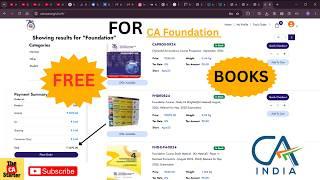 ICAI Se FREE CA Foundation Books Kaise Mangwayein? Step-by-Step Guide
