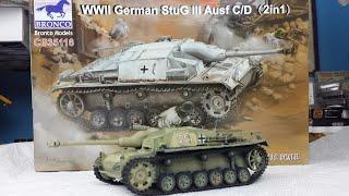 Building and Painting Bronco's Upgunned StuG III C/D - Bronco CB35116 Step by Step