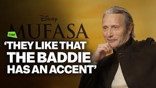 Mads Mikkelsen chats singing debut, his fangs and playing a baddie | MUFASA: THE LION KING