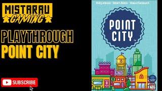 Point City | How to Play | Solo Playthrough | Mista Rau Gaming