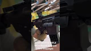 Crusader Arms Crypto Rifle 1000 rounds mag test. FULL YOUTUBE VIDEO COMING SOON