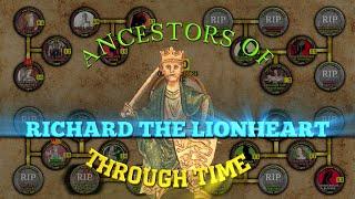 Ancestors of Richard the Lionheart through time (1025-1157)