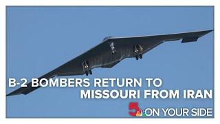 B-2 bombers involved in US strike on Iran nuclear facilities return to Missouri Air Force base