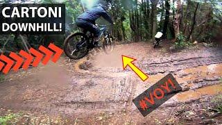 Downhill en el Lago Colico! Grip y No Grip!