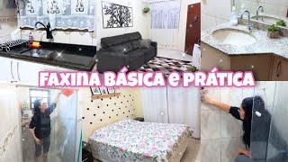 Casa limpa e organizada Faxina básica vida real