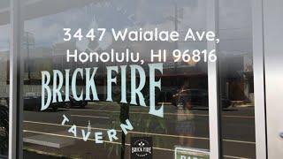 Brick Fire Tavern, Kaimuki Authentic Neapolitan  Pizza in Honolulu, Hawaii