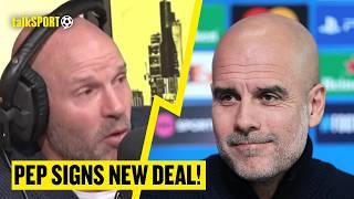 "SHOT IN THE ARM!" Danny Mills REACTS To Pep Guardiola's One-Year Contract Extension At Man City!