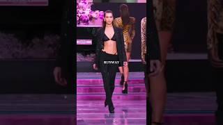 Bella hadid Rehersal Vs Runway #fashion #viral #runway