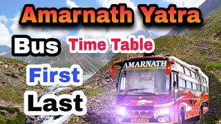 Amarnath Yatra Bus Timing Pahalgam, Baltal,Jammu, Bhagwati Nagar | Bus Timing Amarnath yatra