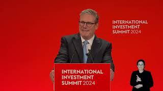 PM Keir Starmer’s speech at the International Investment Summit