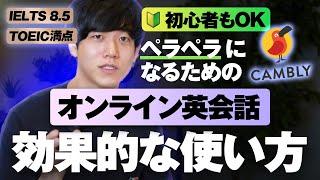 【初心者もOK】オンライン英会話Camblyの効果的な使い方３つ