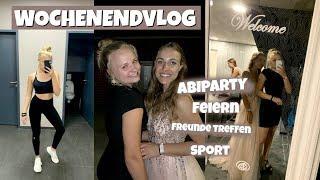 WOCHENENDVLOG: ABIPARTY, FREUNDE TREFFEN, SPORT // Miss Aliana